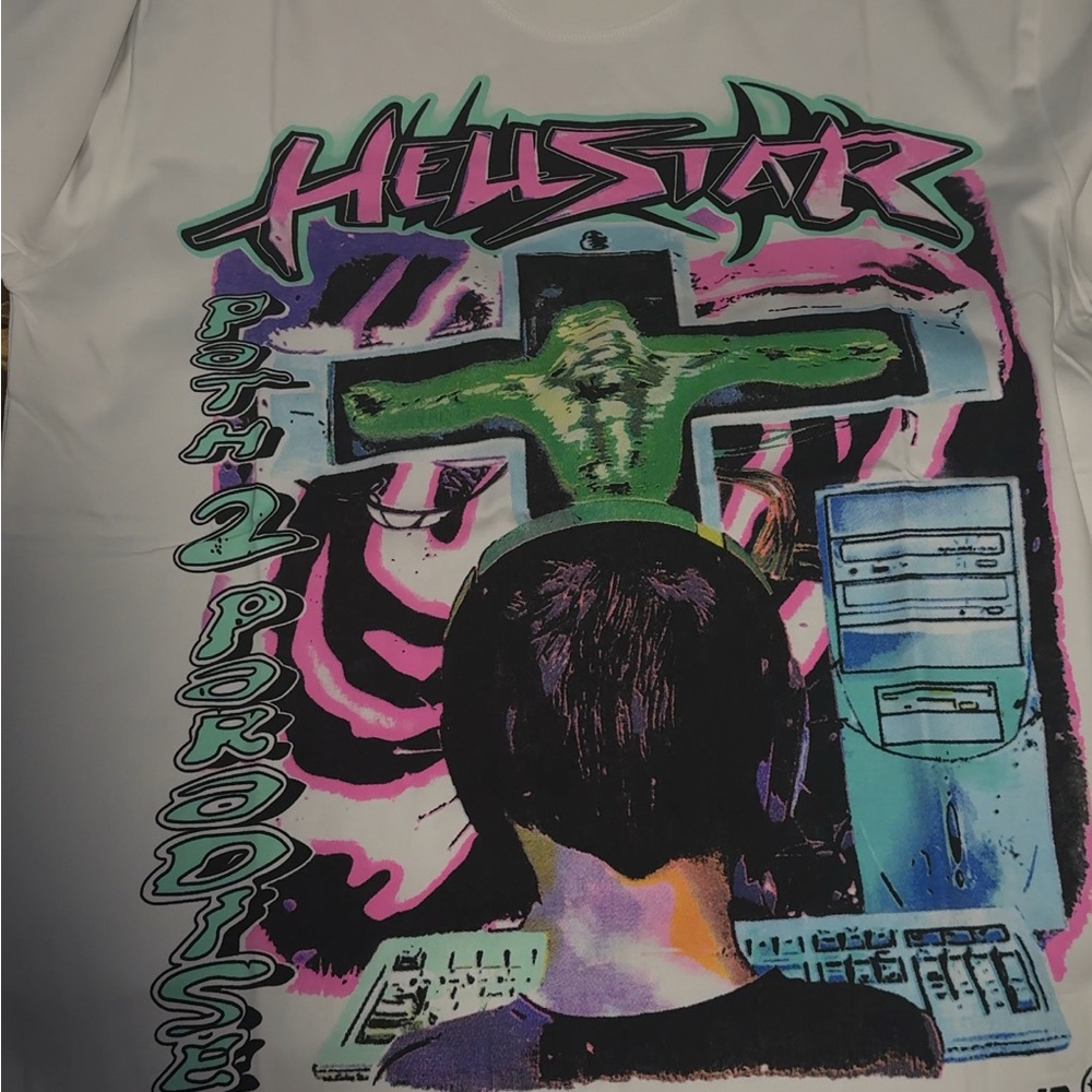 Hellstar Graphic Tee - White